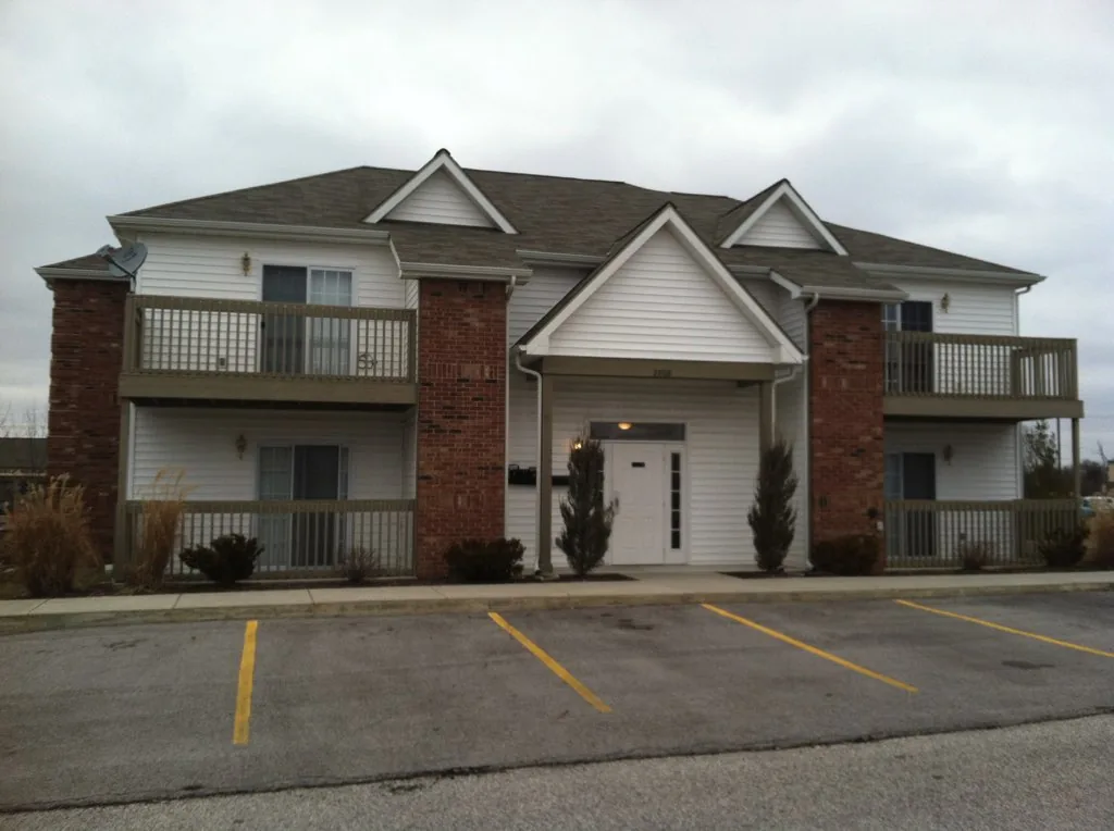The front of the Brindon Apartments Subdivision on Bethel Drive, West Lafayette.
